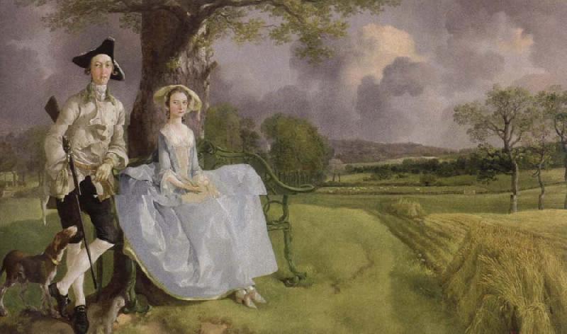 Thomas Gainsborough mr.and mrs.andrews France oil painting art